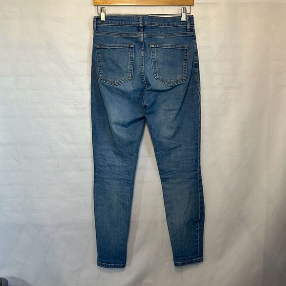 Everlane Blue  High Rise Jeans Light Wash Cotton size 29R - Picture 5 of 7